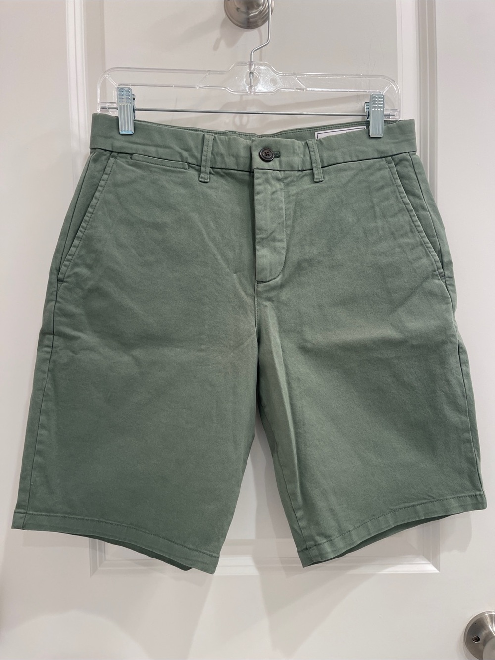 GAP Men's Olive Flat Front Chino Shorts